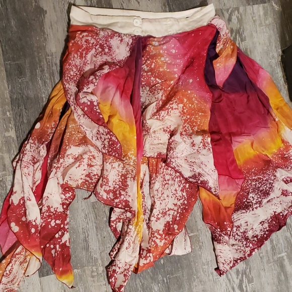 Custom made Chinese silk flow skirt - Picture 2 of 9